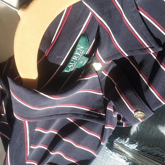 Lauren RL Sz. M,  NWT Rare Find shirt dress  Org. $145 WOW - Picture 9 of 9